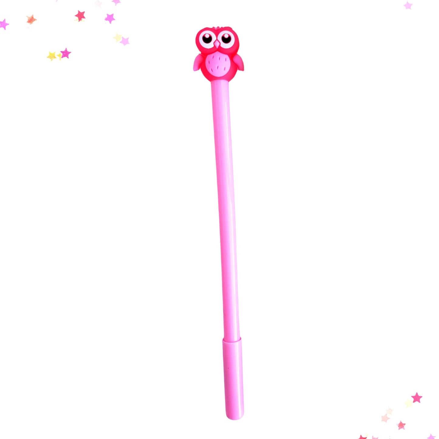 Whimsical Owl Gel Pen in Pink from Confetti Kitty, Only 2.99
